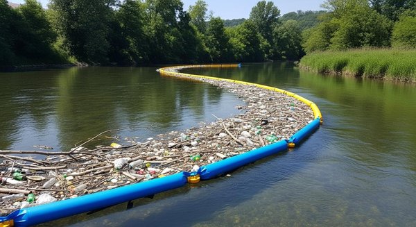 Le barrage flottant anti pollution : la solution efficace pour préserver l'eau.